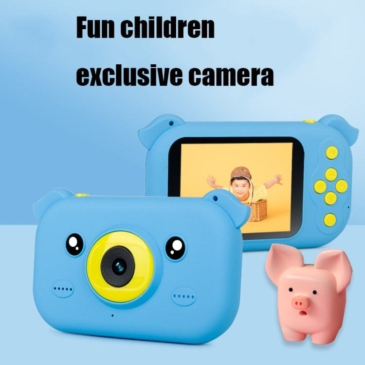 2.4 inch Screen 1080P High-definition Shatter-resistant Ultra-thin Children Camera HD Photo and Video, Style:No Memory Card(Orange Pink) - Children Cameras by buy2fix | Online Shopping UK | buy2fix