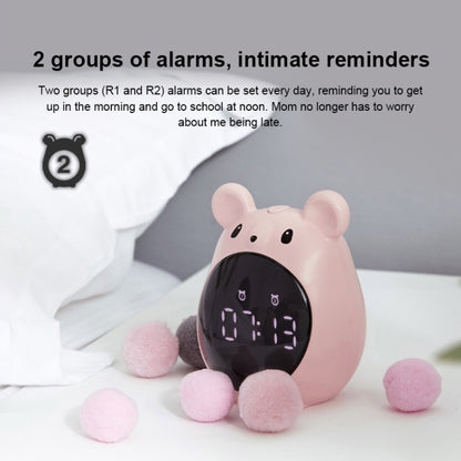 Elf Mouse Alarm Clock Countdown Learning Time Management Student And Child Cartoon Clock(Blue) - Alarm Clocks by buy2fix | Online Shopping UK | buy2fix