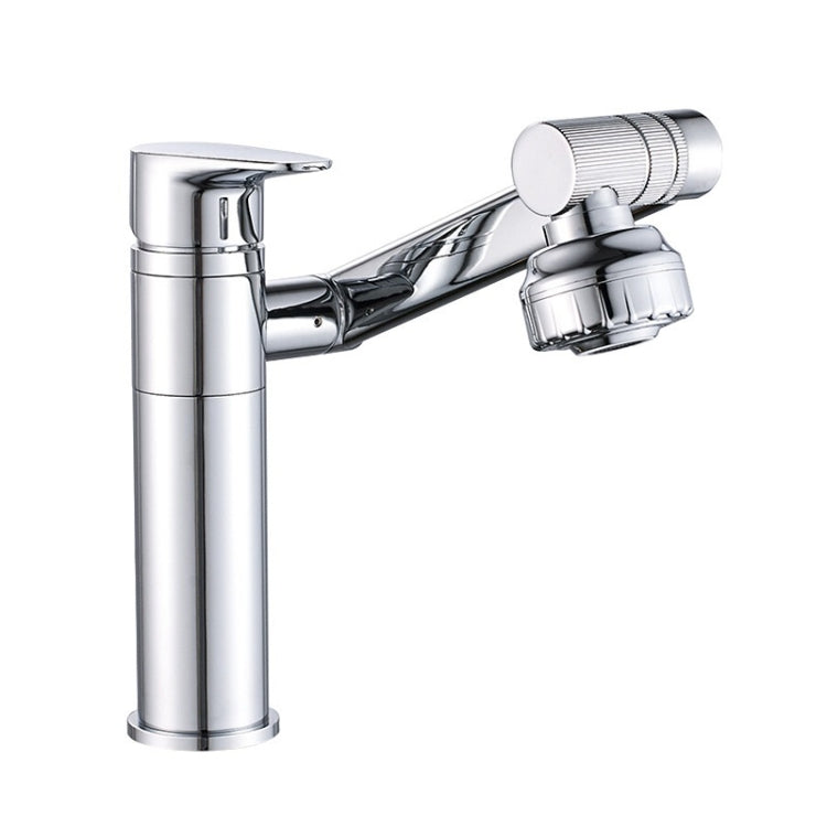 Universal Swivel Faucet Bathroom Hot & Cold Dual-Out Mode Faucet, Specification: Short HT-805065 - Faucets & Accessories by buy2fix | Online Shopping UK | buy2fix