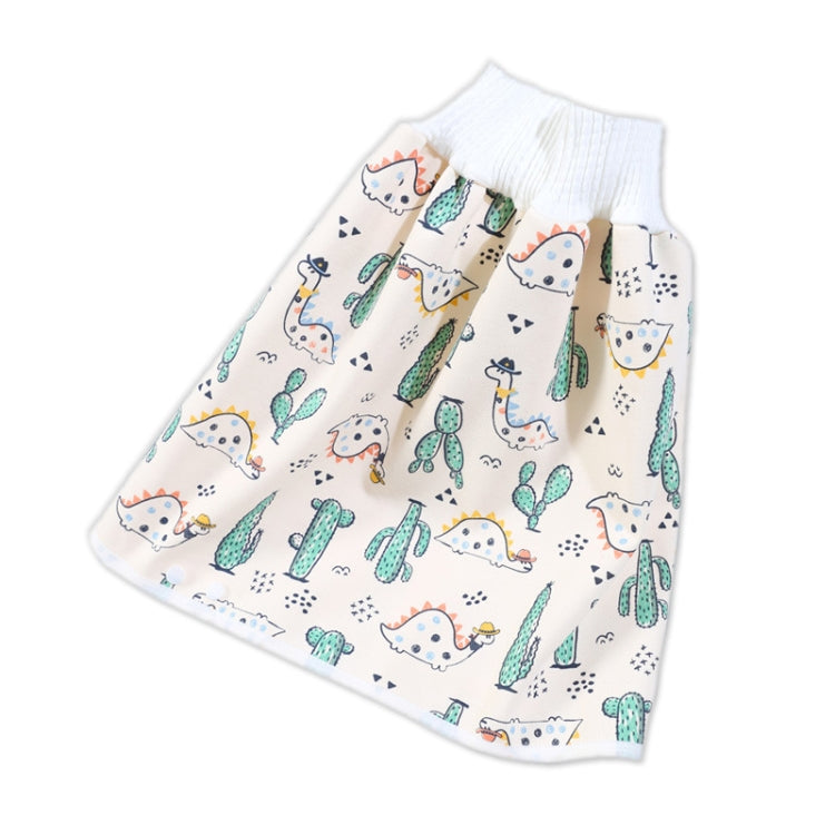 Baby Water-Proof And Leak-Proof Cloth Diapers Children Washable Cotton Cloth Bed-Wetting Skirt Pants, Colour: L(Dinosaur Cactus) - Baby Care by buy2fix | Online Shopping UK | buy2fix