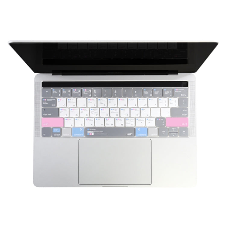 JRC English Version Colored Silicone Laptop Keyboard Protective Film For MacBook Pro 13.3 inch A1278(Soothing Color) - Keyboard Protector by JRC | Online Shopping UK | buy2fix