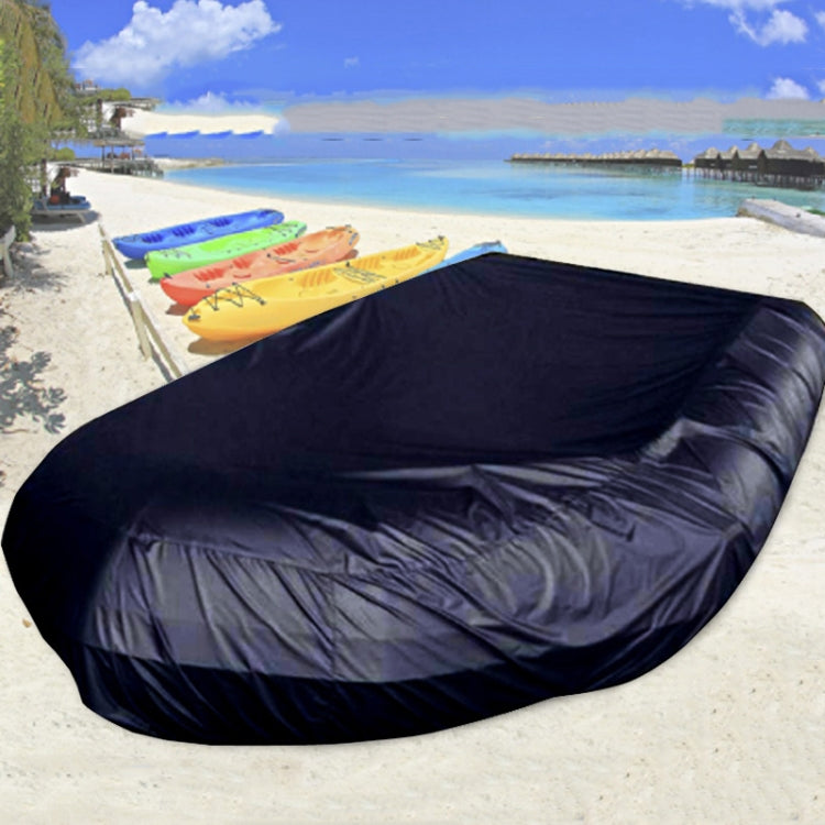 Waterproof Dust-Proof And UV-Proof Inflatable Rubber Boat Protective Cover Kayak Cover, Size: 380x94x46cm(Black) - Marine Accessories & Parts by buy2fix | Online Shopping UK | buy2fix