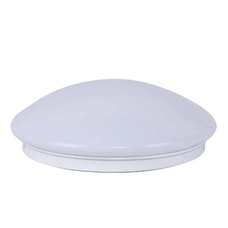 LED Sound Light Control Ceiling Lamp Round Corridor Intelligent Sensor Lamp, Power source: 24W 400mm(White) - Sensor LED Lights by buy2fix | Online Shopping UK | buy2fix