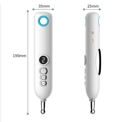 Smart  Rechargeable Meridian Pen Hot Compress Pulse Acupuncture Acupuncture Massager, Specification： Upgrade - Massage & Relaxation by buy2fix | Online Shopping UK | buy2fix