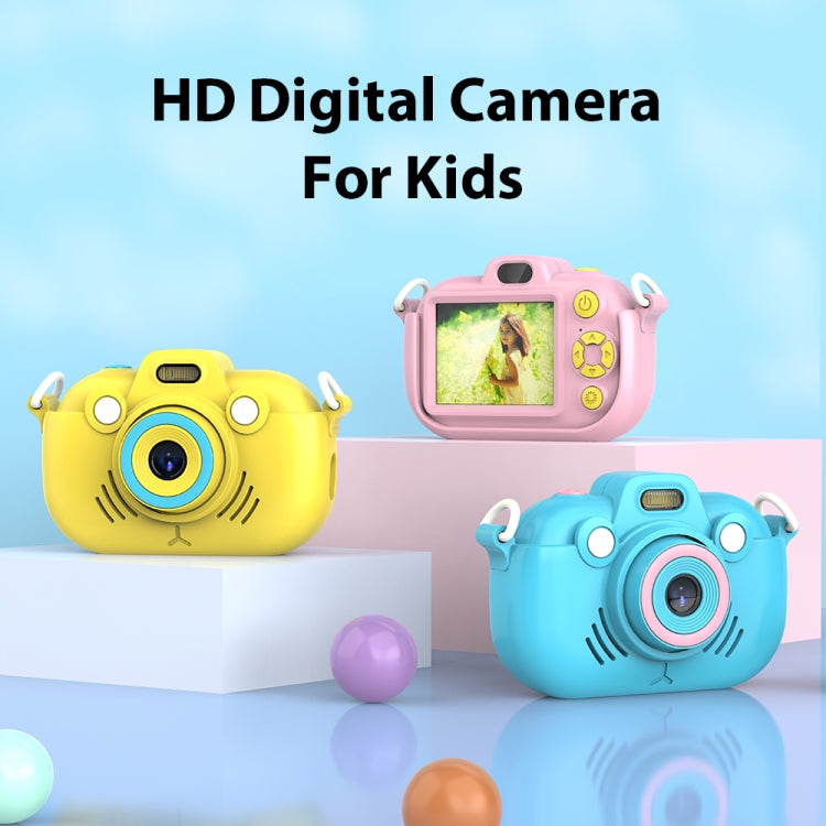 DC502 2.4-Inch 16X Zoom 2.7K Video Recording Children Digital Camera, Color: Pink No Card(US Plug) - Children Cameras by buy2fix | Online Shopping UK | buy2fix