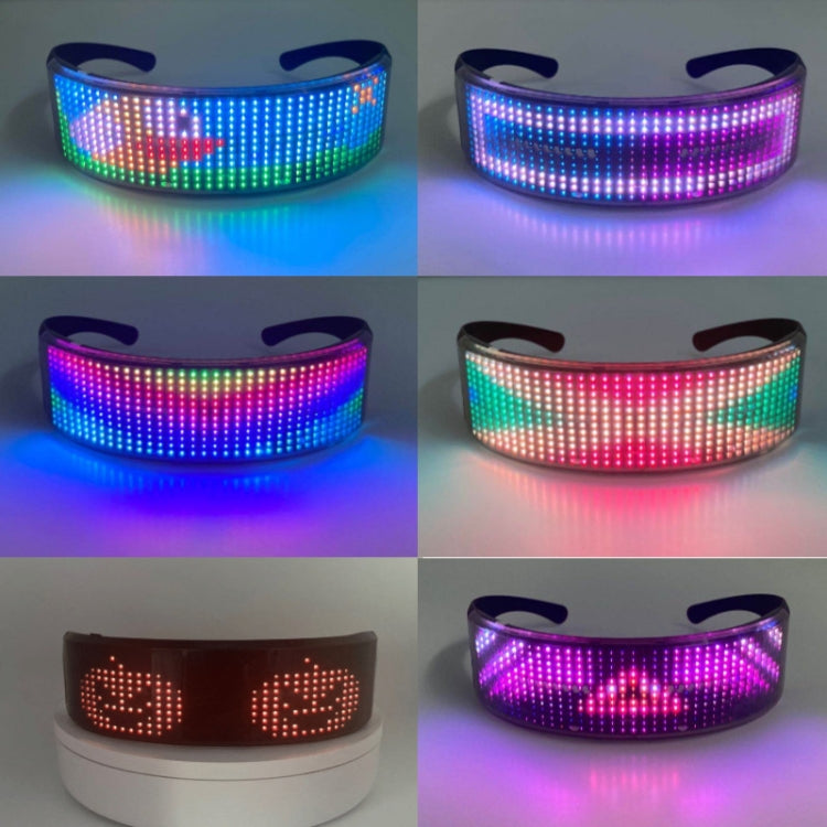 Blinds APP Bluetooth Full Color Luminous Glasses - Glow Party Supplies by buy2fix | Online Shopping UK | buy2fix