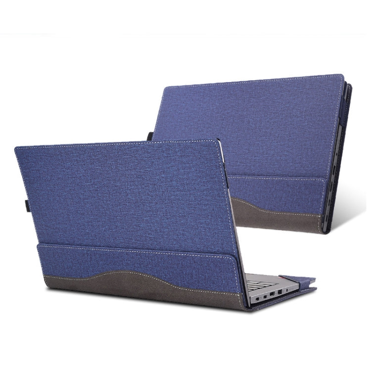 Laptop Leather Anti-Fall Protective Case For HP Envy 13-AQ Ad Ah(Navy Blue) - 13.3 inch by buy2fix | Online Shopping UK | buy2fix