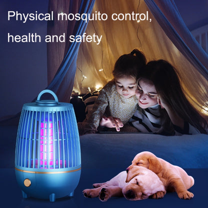 LED Mosquito Killer Lamp Home Photocatalyst USB Mushroom Mosquito Killer(Blue) - Repellents by buy2fix | Online Shopping UK | buy2fix