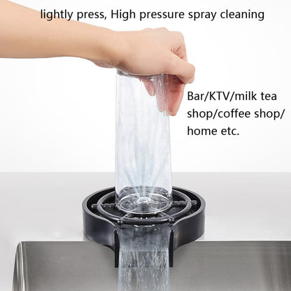 Automatic Faucet High Pressure Spray Washer, Style: 304 Stainless Steel+Soft Hose+G1/2 Three-way - Faucets & Accessories by buy2fix | Online Shopping UK | buy2fix