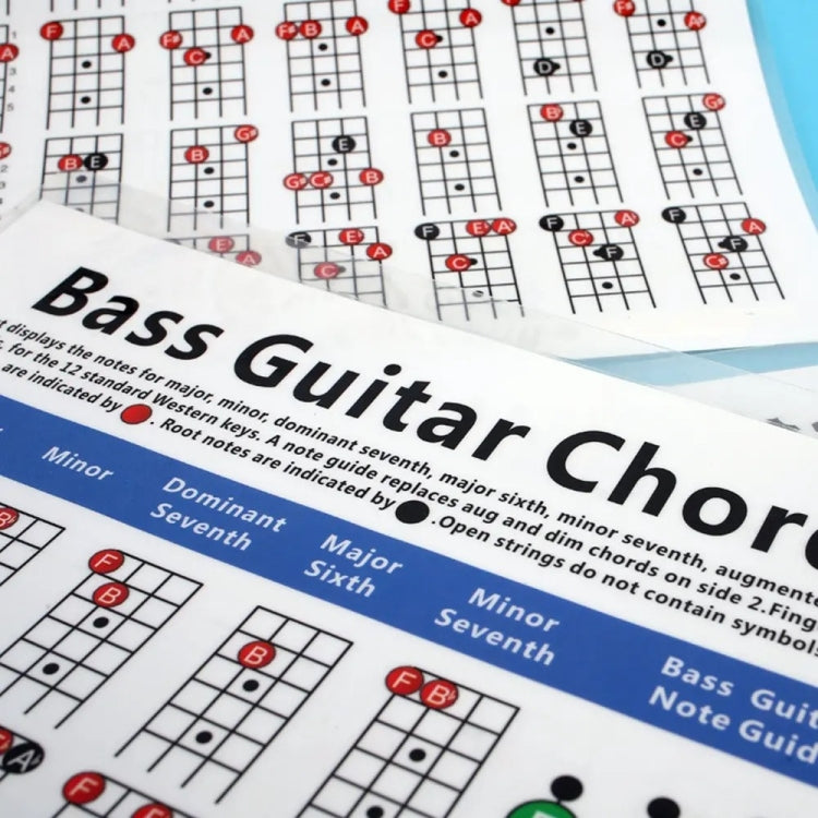 Copper Paper Guitar Chord Fingering Exercise Chart(Large) - Stringed Instruments by buy2fix | Online Shopping UK | buy2fix