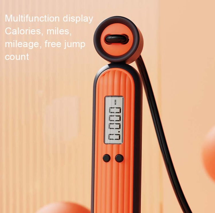 Fitness Sport Intelligent Electronic Counting Skipping Rope, Style: Long Rope (Carmine) - Sporting goods by buy2fix | Online Shopping UK | buy2fix
