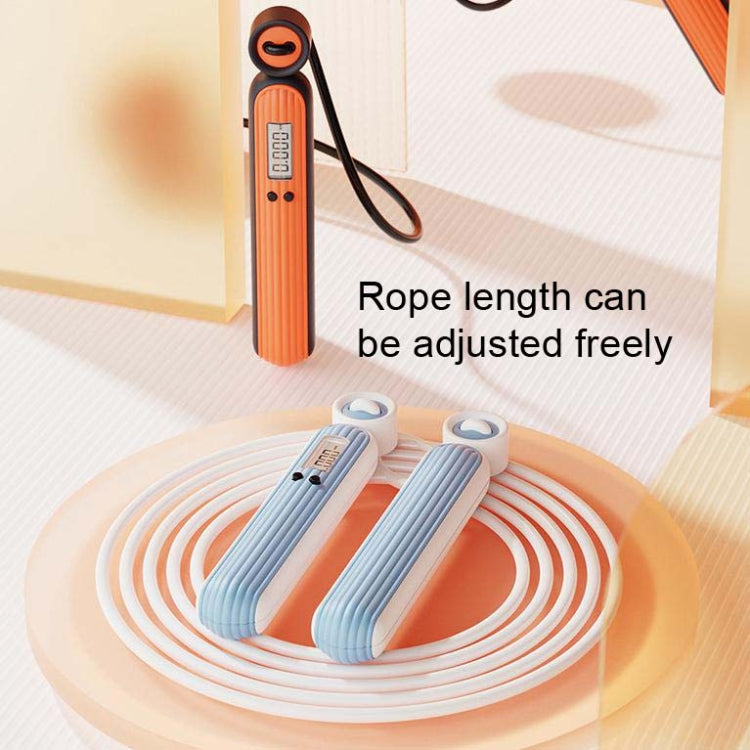 Fitness Sport Intelligent Electronic Counting Skipping Rope, Style: Small Ball Dual Use (Orange) - Sporting goods by buy2fix | Online Shopping UK | buy2fix
