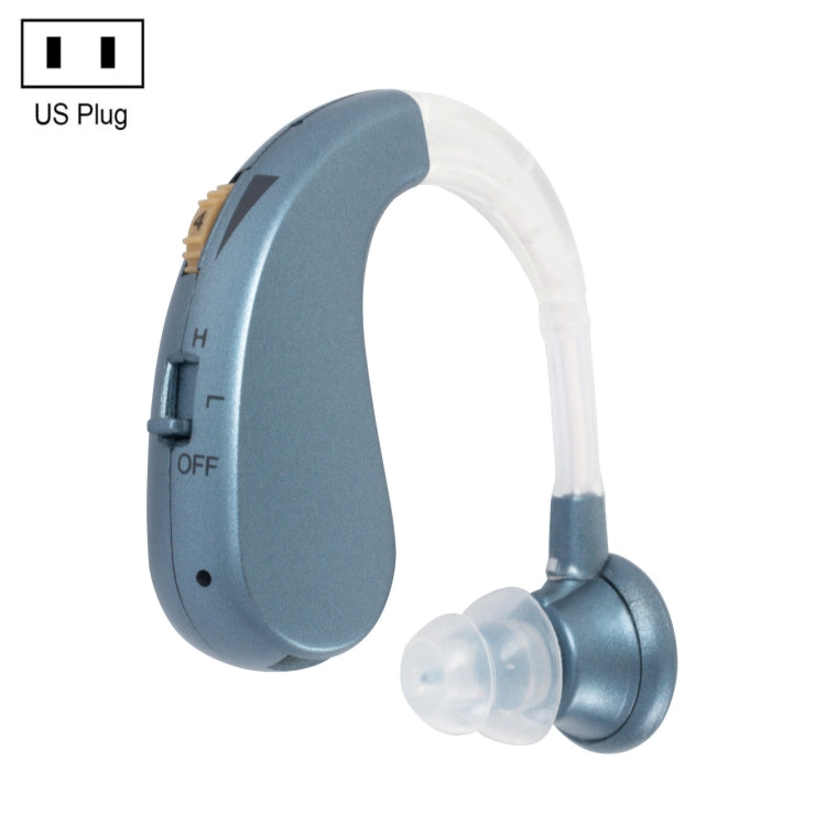 Hearing Aid Audiphones Sound Amplifier US Plug(Blue) - Hearing Aids by buy2fix | Online Shopping UK | buy2fix