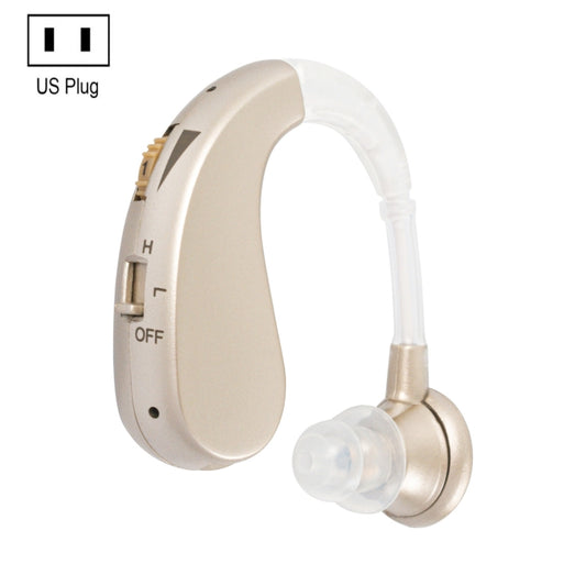 Hearing Aid Audiphones Sound Amplifier US Plug(Golden) - Hearing Aids by buy2fix | Online Shopping UK | buy2fix