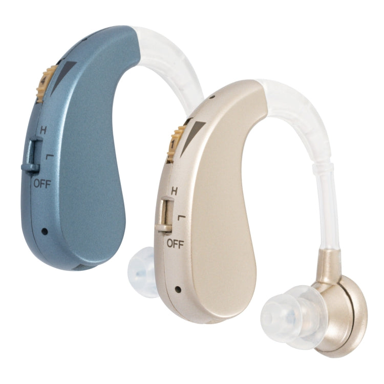 Hearing Aid Audiphones Sound Amplifier US Plug(Golden) - Hearing Aids by buy2fix | Online Shopping UK | buy2fix