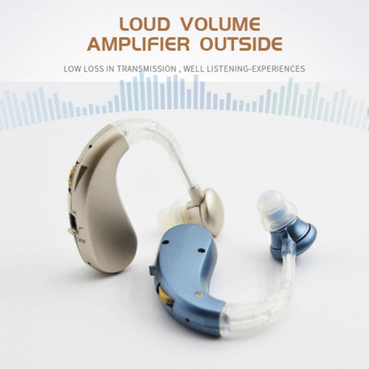 Hearing Aid Audiphones Sound Amplifier US Plug(Blue) - Hearing Aids by buy2fix | Online Shopping UK | buy2fix