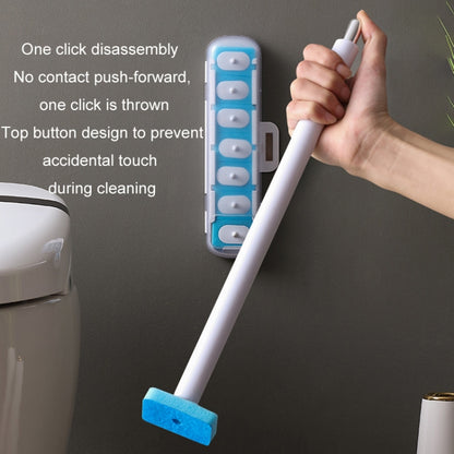 Disposable Toilet Brush Set Toilet Magnetic Cleaning Brush(White) - Cleaning Tools by buy2fix | Online Shopping UK | buy2fix