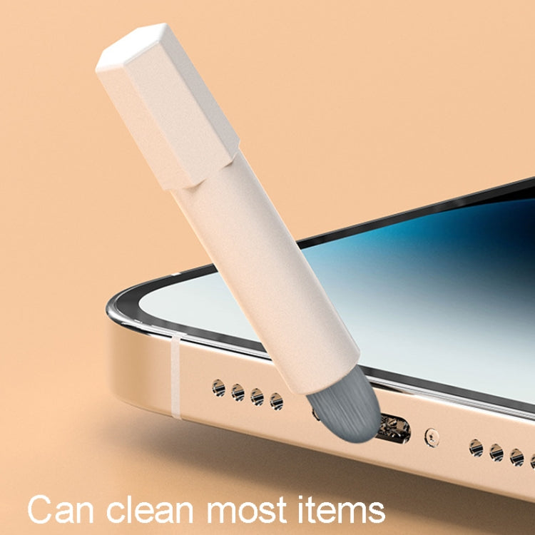 Q20 Headphone Cleaning Pen Mobile Phone Camera Computer Cleaning Tool Without Liquid(White Orange) - Other Accessories by buy2fix | Online Shopping UK | buy2fix