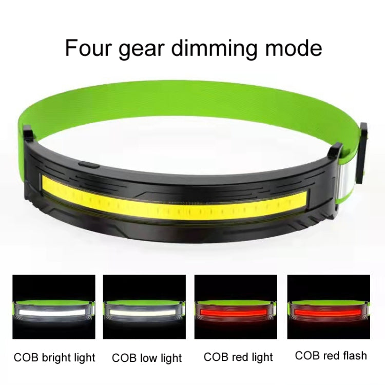 Portable Outdoor Camping Strong Light Rechargeable Warning Headlamp, Model: COB No Induction - Headlamp by buy2fix | Online Shopping UK | buy2fix