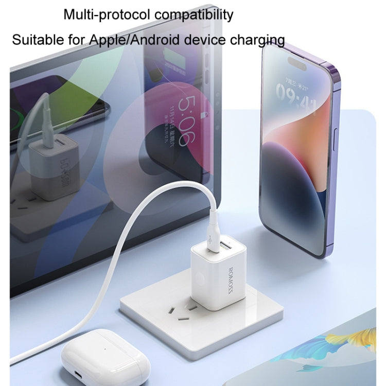 ROMOSS PD20W Fast Charger For Apple/Huawei And Xiaomi, CN Plug, Style: Single-port - USB Charger by ROMOSS | Online Shopping UK | buy2fix