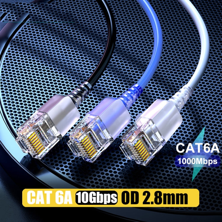 SAMZHE Cat6A Ethernet Cable UTP Network Patch Cable 15m(White) - Lan Cable and Tools by SAMZHE | Online Shopping UK | buy2fix