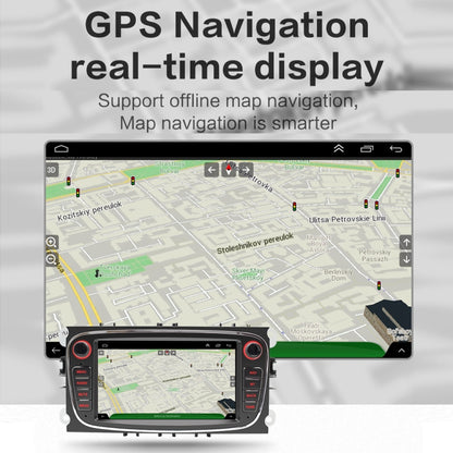 For Ford Focus 7 Inch HD Android Navigation Bluetooth RDS Radio, Size: 2+64G(Black) - Car MP3 & MP4 & MP5 by buy2fix | Online Shopping UK | buy2fix