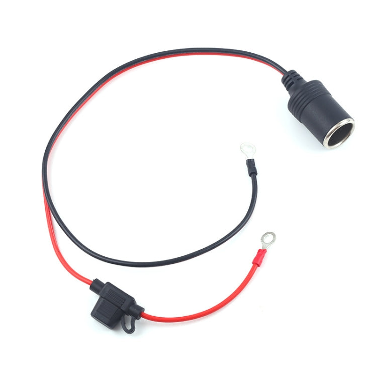 Car Cigarette Lighter Female Socket With 20A Fuse Tube, Cable Length: 30cm - Cigar Socket by buy2fix | Online Shopping UK | buy2fix