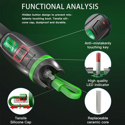 KomShine Metal Visible Laser Light Source Fiber Optic Red Light Pen, Model: KFL-11P-20MW - Fiber Optic Test Pen by KomShine | Online Shopping UK | buy2fix