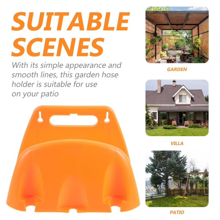 Wall Mounted Plastic Water Pipe Holder Garden Irrigation Accessories(Orange) - Garden Hand Tools by buy2fix | Online Shopping UK | buy2fix