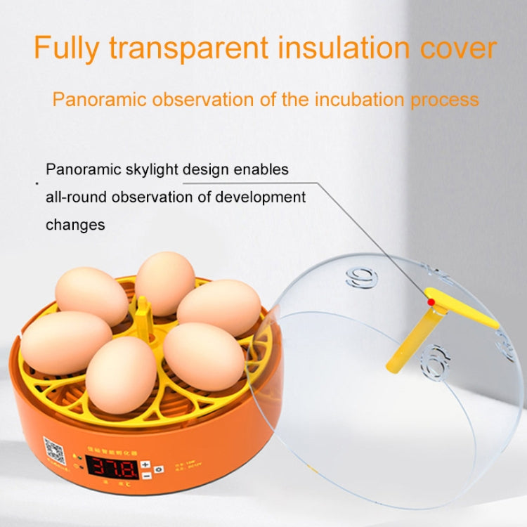 6-Eggs Small Household Experimental Children Smart Chicken Incubators, Spec: Manual EU Plug - Incubators by buy2fix | Online Shopping UK | buy2fix