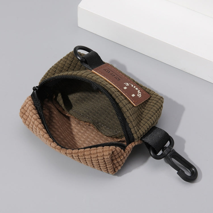 Corduroy Outdoor Cycling Hanging Bag Earphone Portable Storage Sports Bag Universal Bag Hanger - Wallets by buy2fix | Online Shopping UK | buy2fix