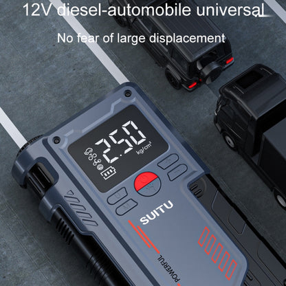 SUITU ST-9631 8pcs /Set Portable Outdoor Car Battery Emergency Start Power Car Inflatable Pump, Style: Ordinary Clip - Inflatable Pump by SUITU | Online Shopping UK | buy2fix