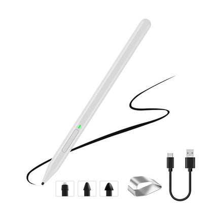 For Microsoft Surface 4096 Pressure Sensitive MPP2.0 Anti-false Touch Pressure Sensitive Capacitive Pen(Silver) - Stylus Pen by buy2fix | Online Shopping UK | buy2fix