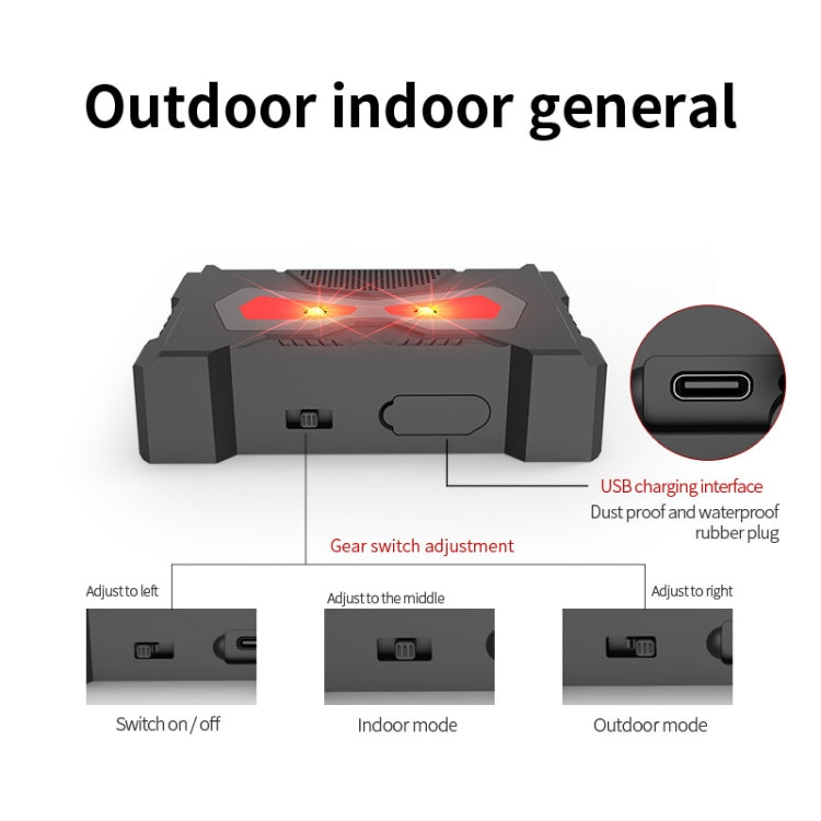 Outdoor Ultrasonic Solar Mouse Repeller LED Flash Animal Repeller(SJZ059) - Outdoor Insect Repellent by buy2fix | Online Shopping UK | buy2fix