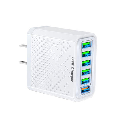 6-Ports Multifunctional Quick Charging USB Travel Charger Power Adapter, Model: White US Plug - USB Charger by buy2fix | Online Shopping UK | buy2fix