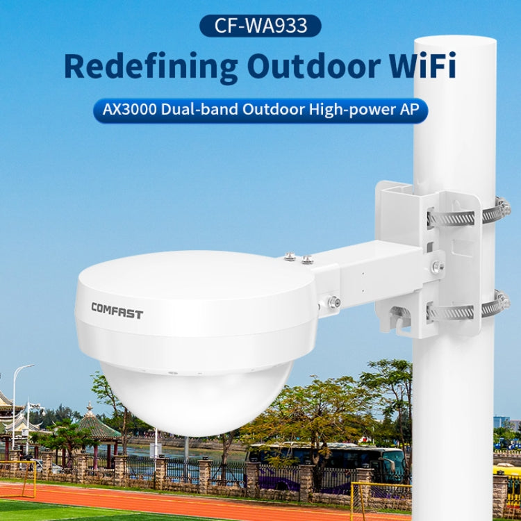 COMFAST WA933 Wi-Fi6  3000Mbps Outdoor Access Point Dual Band Waterproof Wireless Router Support VLAN(EU Plug) - Broadband Amplifiers by COMFAST | Online Shopping UK | buy2fix