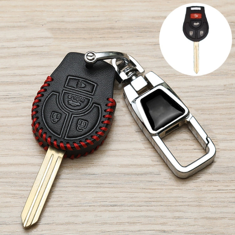 For Nissan Car Key Cover Keychain Anti-lost Number Plate, Style: Y - Car Key Cases by buy2fix | Online Shopping UK | buy2fix