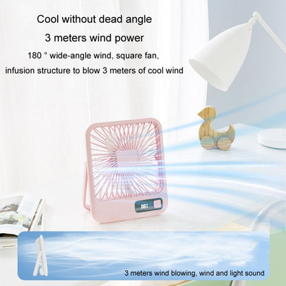 Home Desktop Wall Mounted Fan USB Portable Desktop Mini Fan(White) - Electric Fans by buy2fix | Online Shopping UK | buy2fix