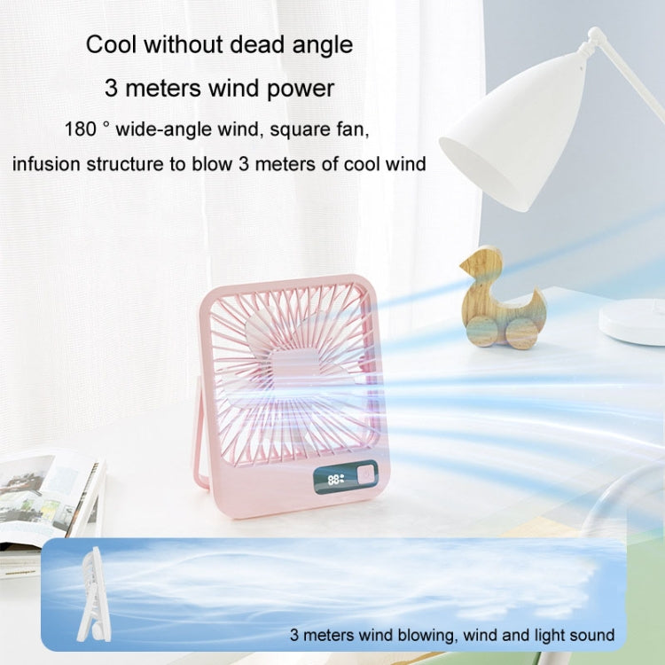 Home Desktop Wall Mounted Fan USB Portable Desktop Mini Fan(Ginger) - Electric Fans by buy2fix | Online Shopping UK | buy2fix