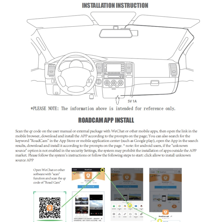 S600 1080P Wifi Dash Cam 170 Degree Wide Angle Lens Hidden Car Driving Recorder(Black) - Car DVRs by buy2fix | Online Shopping UK | buy2fix
