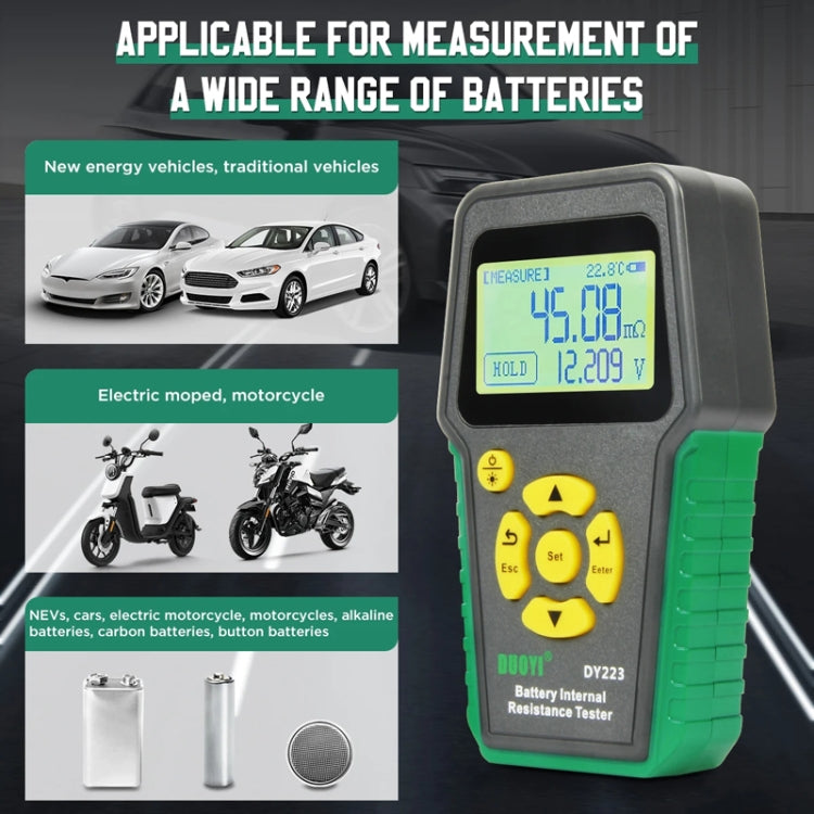 DUOYI DY223 Electrical Vehicle Voltage Testing And Fault Diagnostic Instrument(Test Clip+Guage Pen+Clip Base) - Electronic Test by DUOYI | Online Shopping UK | buy2fix