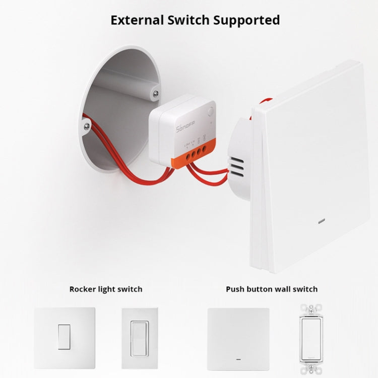 SONOFF ZBMINI L2 Single Fire Dual Control Intelligent On/Off Switch Module Cell Phone Remote Voice Control Switch - Smart Switch by SONOFF | Online Shopping UK | buy2fix