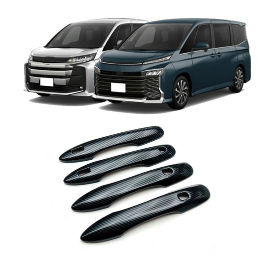 For Toyota 2022 Noah/Voxy 90 Series Right Hand Drive Door Handle Protection Cover Patch(Carbon Fiber) - Decorative Strip by buy2fix | Online Shopping UK | buy2fix