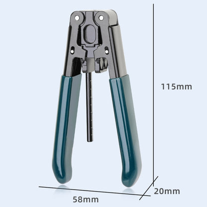 Fiber Optic Stripper Metal Cable Stripper Cold Splicing Tool Pliers(Round Core) - Lan Cable and Tools by buy2fix | Online Shopping UK | buy2fix