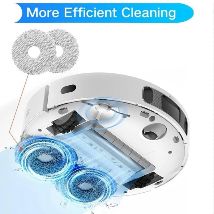 For Dreame L20 Ultra / X20 Pro / X20 Pro Plus Robot Vacuum Accessories 1 Gray -blue Rag - For Xiaomi Accessories by buy2fix | Online Shopping UK | buy2fix