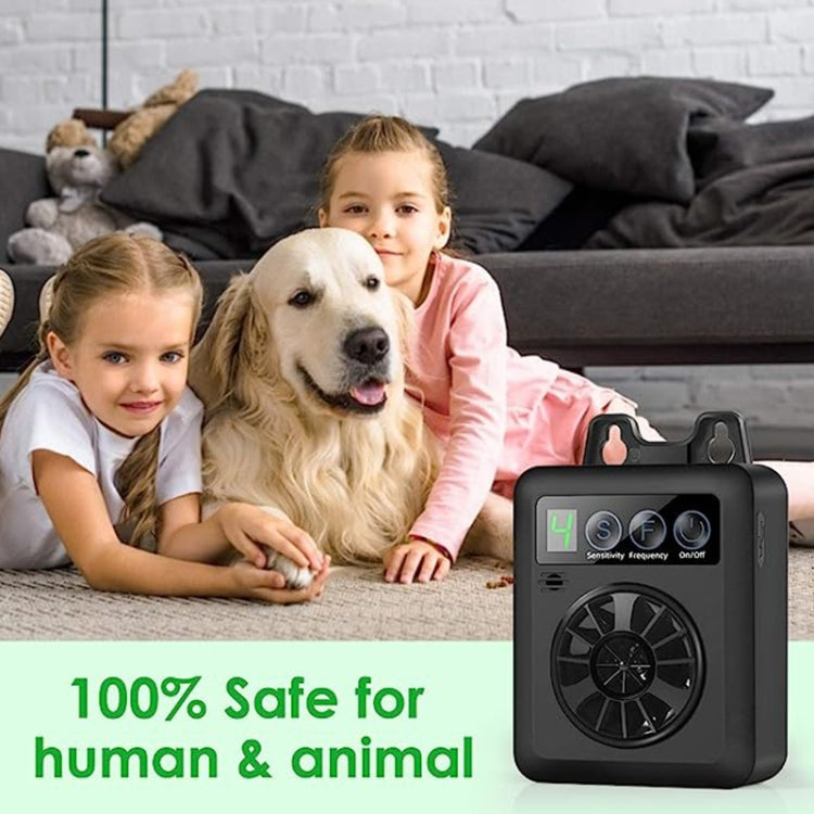 K6 Digital Display Intelligent Ultrasonic Barking Control Device Dog Training Device Repellent Device(Black) - Training Aids by buy2fix | Online Shopping UK | buy2fix