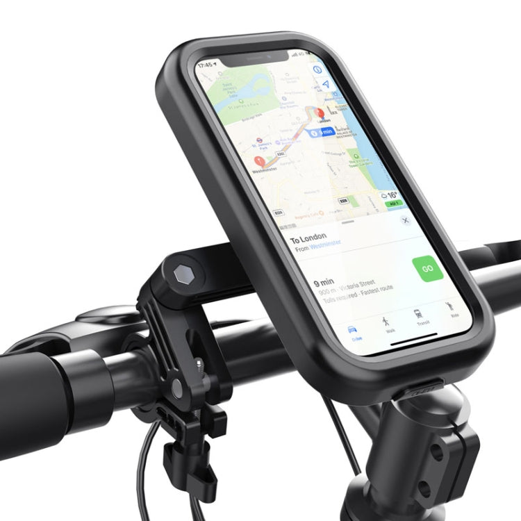 Waterproof Motorcycle Bicycle Cell Phone Holder 360 Rotating Riding Navigation Holder, Model: Handlebar - Holder by buy2fix | Online Shopping UK | buy2fix