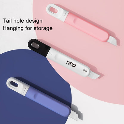 Deli DL412 Mini Small Art Knife Courier Portable Box Opener(Pink) - Gadgets by Deli | Online Shopping UK | buy2fix