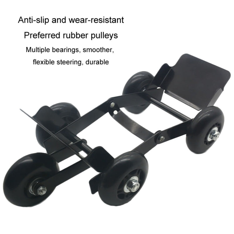 Motorcycle Moving Trailer Device Flat Tire Booster Emergency Electric Vehicle Tractor, Color: Black - Others by buy2fix | Online Shopping UK | buy2fix