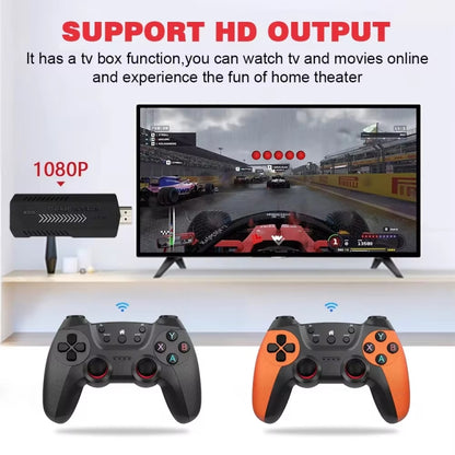 X2 Ultra Video Game Stick Console With 2.4G Double Wireless Controller 64GB - Pocket Console by buy2fix | Online Shopping UK | buy2fix